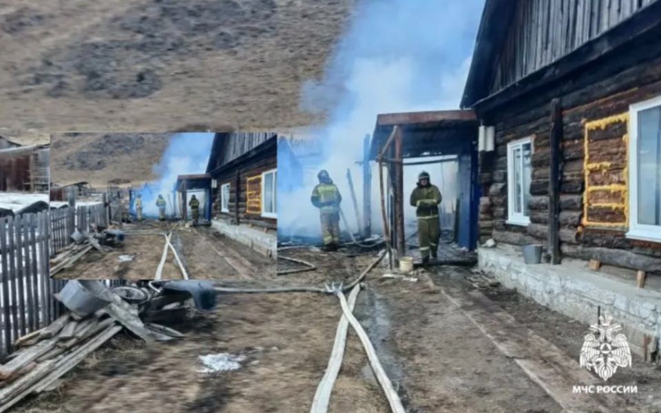 Три пожара за сутки: в Республике Алтай горели сено и постройки