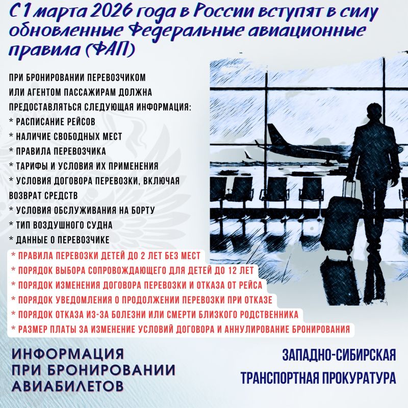 С 1 марта в России изменились правила авиаперелётов: что важно знать пассажирам