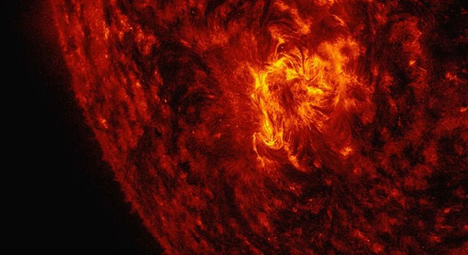 Мощнейшая вспышка на Солнце