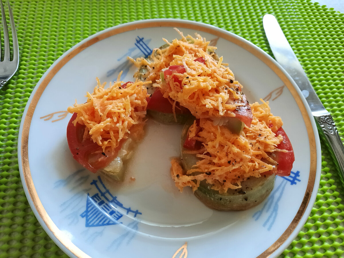 Необычная закуска: кабачковые башенки для гурманов