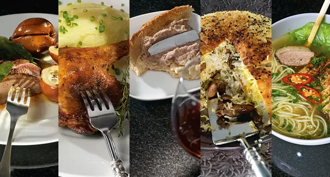 5 уникальных блюд из одной утки