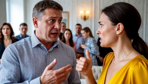 Как одна женщина ответила мужу на его похвальбу за столом