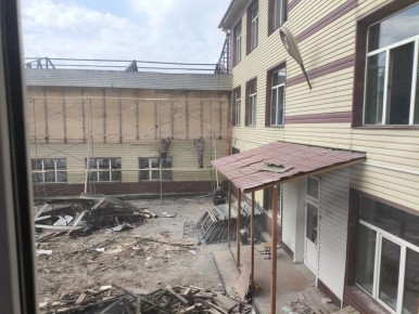 В кадетской школе №4 Горно-Алтайска начался капремонт