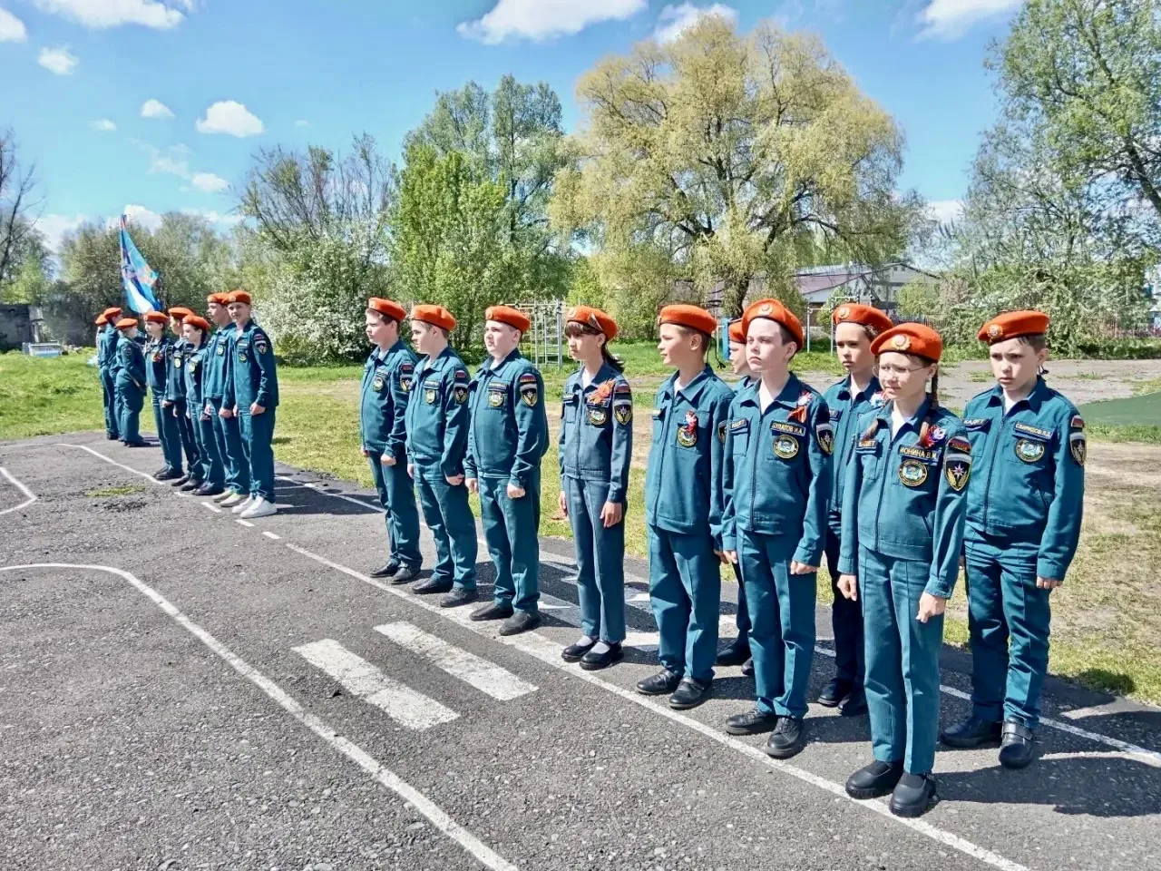 Прощание с кадетским знаменем Прощание с кадетским знаменем