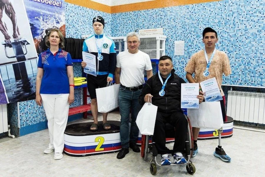 Чемпионат республики по адаптивному плаванию прошёл в Горно-Алтайске