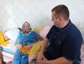 В Майме поздравили с 97-летием труженицу тыла Агафью Абрамовну Булатову