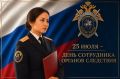 Ко Дню сотрудника органов следствия: цикл материалов о сотрудниках управления
