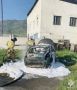 Автомобиль сгорел вчера в Шебалино