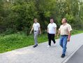 Представители администрации Майминского района провели рабочий осмотр общественных и жилых территорий в селе Майма