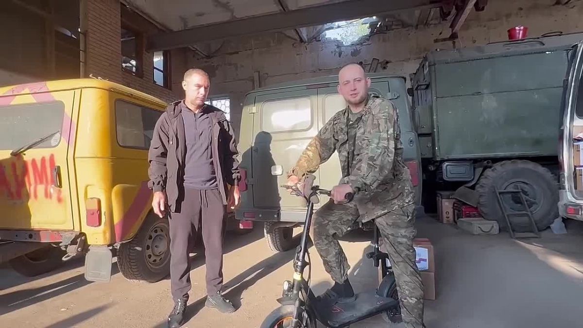 Спасибо Следственному комитету Республики Алтай за предоставленную гуманитарную помощь в виде электросамоката