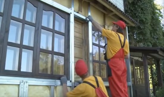 Отделка фасадов домов сайдингом